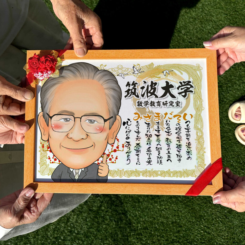 可愛い似顔絵プレゼント作品ギャラリー★仕事の制服でのお仕事! 作品サンプル5