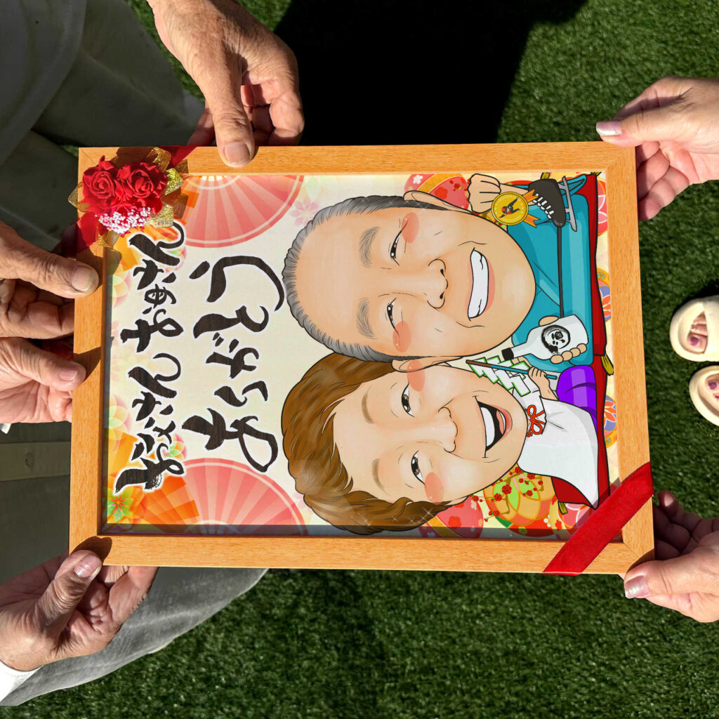 可愛い似顔絵プレゼント作品ギャラリー★ありがとうスタイル! 作品サンプル5