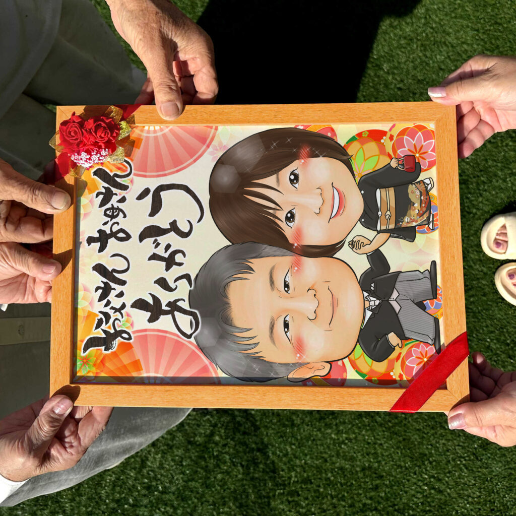 可愛い似顔絵プレゼント作品ギャラリー★ありがとうスタイル! 作品サンプル6
