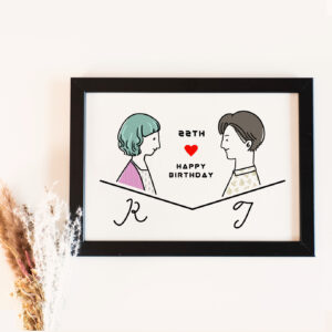 シンプルライン似顔絵